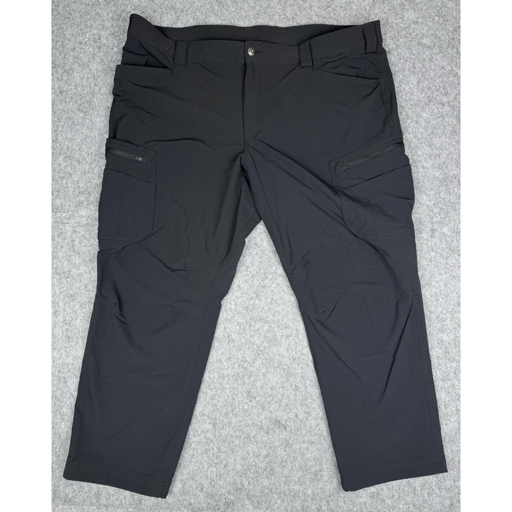Duluth Trading Pants Mens 46x30 Black Flexpedition Standard Fit Stretch Hiking
